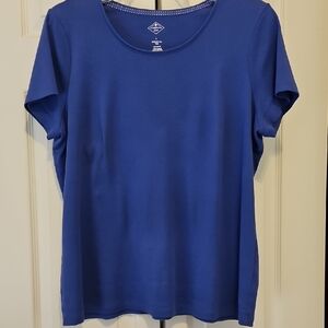 St. John's Bay Royal Purplr Short Sleeve Tee